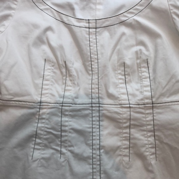 La Vie Rebecca Taylor structured white top size XS - Picture 3 of 6